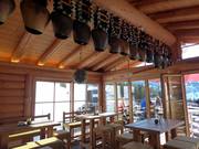 De skidag afsluiten in de Grasgehrenhütte