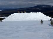 Sneeuwdepot bij Idre Fjäll