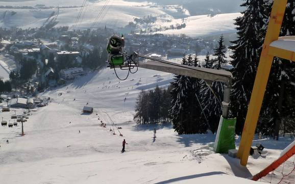 Sneeuwzekerheid Ertsgebergtedistrict – Sneeuwzekerheid Fichtelberg – Oberwiesenthal