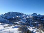 Uitzicht vanaf de Gartnerkofel op het Nassfeld