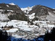 Uitzicht op de accommodaties in Steinhaus