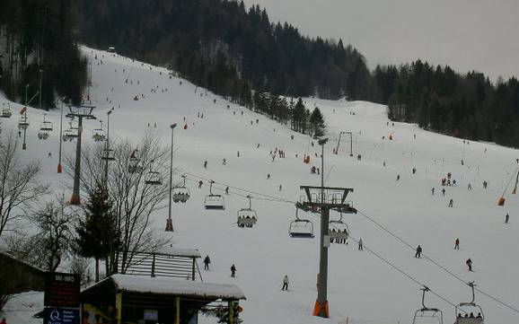 Skiën in Podkoren Skiën in Podkoren