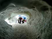 Toegang tot de Vallée Blanche afdaling
