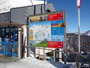 Informatiebord bij het bergstation Belalp