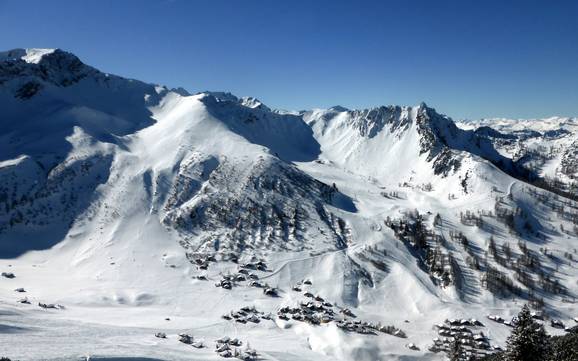 Grootste hoogteverschil in de Liechtensteiner Alpen – skigebied Malbun