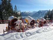 Sneeuwkanonnen op de Rittisberg