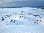 Uitzicht over het skigebied Bláfjöll