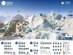 Pistekaart Ordino Arcalís