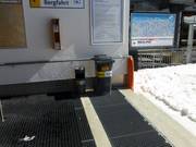 Ook op de Hauser Kaibling zijn er talrijke afvalbakken