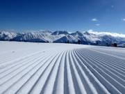 Net geprepareerde pistes in St. Moritz