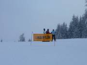 Opvallende waarschuwing bij gevaarlijke plekken