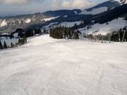 Hoofdafdaling bij de Sorgschrofenliften