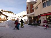 Einde van de dalafdaling direct in Andermatt