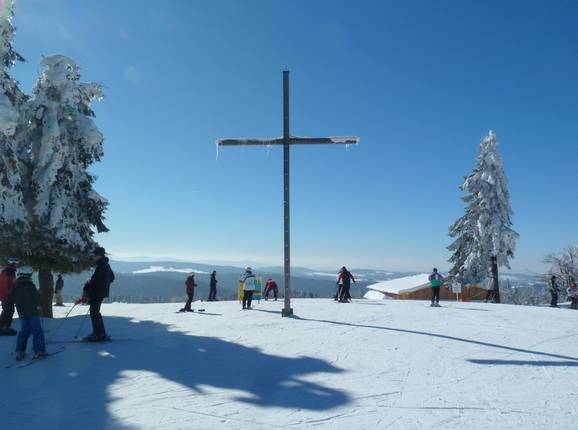 Hoogste punt in het skigebied - Almberg 1.139 meter