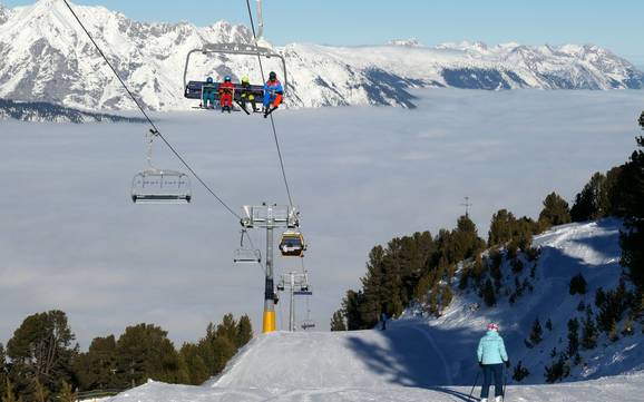 Beste skigebied in de regio Hall-Wattens – Beoordeling Glungezer – Tulfes