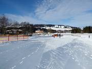 Ideale oefenhelling bij het dalstation