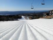 Perfect geprepareerde piste in het skigebied Norefjell