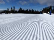 Geprepareerde piste in het skigebied Idre Fjäll