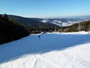 Afdaling bij de dubbele sleeplift Predigtstuhl I