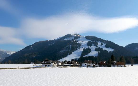 Kaisergebergte: Grootte van de skigebieden – Grootte Hochkössen (Unterberghorn) – Kössen