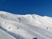 Diep sneeuwgebied bij de Kreuzkogel