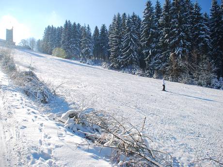 Skigebieden voor gevorderden en off-piste skiërs Olpe – Gevorderden, off-piste skiërs Hohe Bracht – Lennestadt
