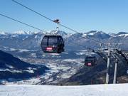 10er Gondelbahn Salvistabahn - 10-persoons gondel met stoelverwarming (met 1 kabel)