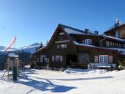 Berghutten tip Rosskogelhütte (gebouwd in 1924)