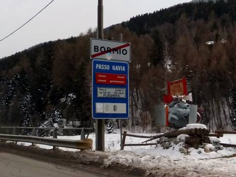 Sondrio: bereikbaarheid van en parkeermogelijkheden bij de skigebieden – Bereikbaarheid, parkeren Santa Caterina Valfurva
