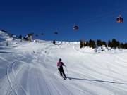 Piste bij de 10-persoons gondelbaan Riegleralm