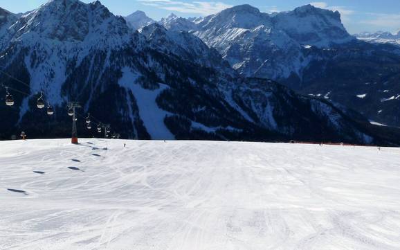 Grootste hoogteverschil in de Rieserfernergroep – skigebied Kronplatz (Plan de Corones)