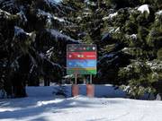 Pistebewegwijzering in het skigebied Spindlermühle