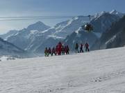 Skiles op de Schwazerwiese oefenhelling