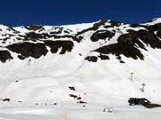 Freeridegebied bij de stoeltjeslift Creussans