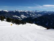 Moeilijke Geolsafdaling naar het dalstation van de Panoramabahn Geols