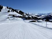 Uitzicht op de hotels Hornfluh en Hornberg