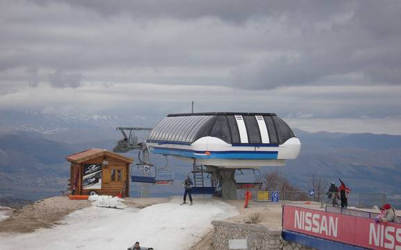 L’Aquila: beste skiliften – Liften Campo Felice – Rocca di Cambio