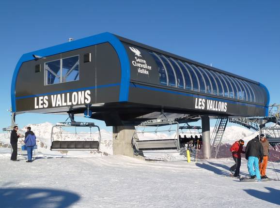 Les Vallons - 6-persoons hogesnelheidsstoeltjeslift (koppelbaar)