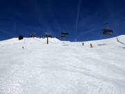 Brede piste bij de Muldenbahn