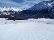 Dalafdaling naar St. Moritz Bad