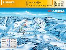 Pistekaart Bedřichov