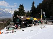 De Tee-Hütt'n bij de Heiligwasserlift
