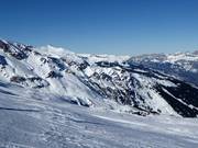 Uitzicht over het skigebied Pizol