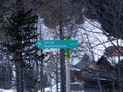 Loipenbewegwijzering in Steg