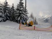 Sneeuwkanon bij de Kellerjoch