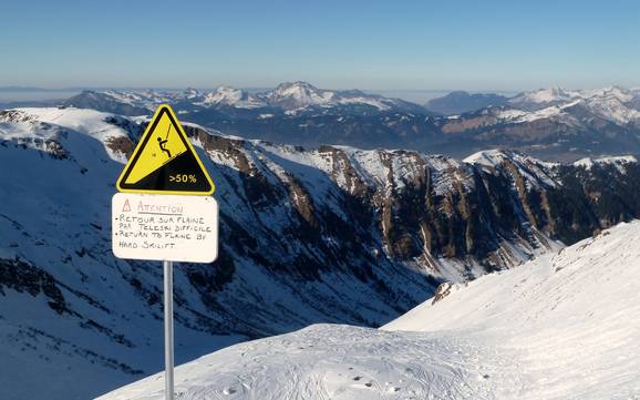 Skigebieden voor gevorderden en off-piste skiërs Faucigny Grand Massif – Gevorderden, off-piste skiërs Le Grand Massif – Flaine/Les Carroz/Morillon/Samoëns/Sixt