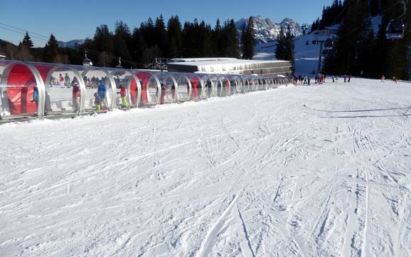 Skigebieden voor beginners in het Saalachtal – Beginners Almenwelt Lofer