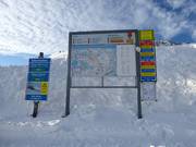 Informatiebord bij de Gamsalp