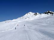 Gemakkelijke piste bij de stoeltjeslift Schaffürggli