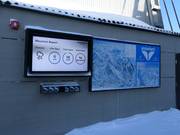 Informatie bij het bergstation van de Aerial Tram